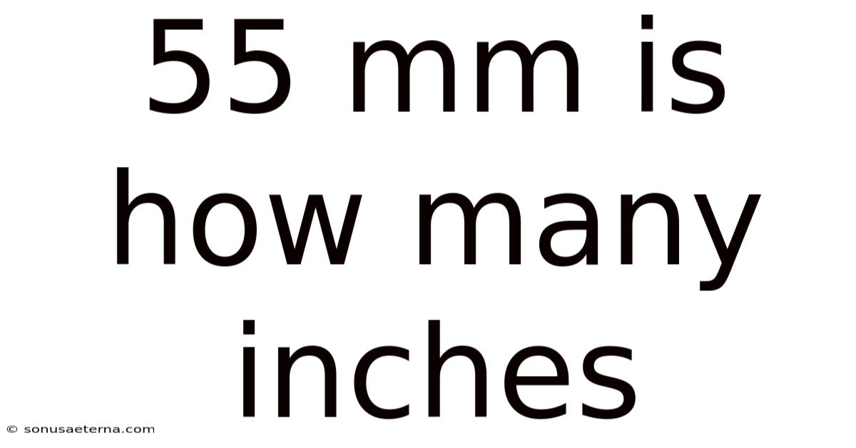 55 Mm Is How Many Inches
