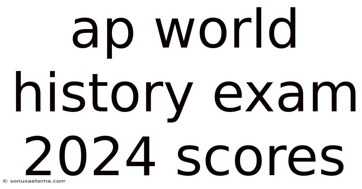 Ap World History Exam 2024 Scores