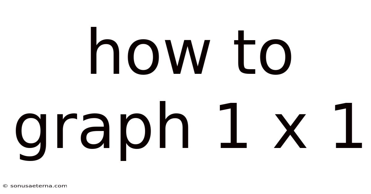 How To Graph 1 X 1