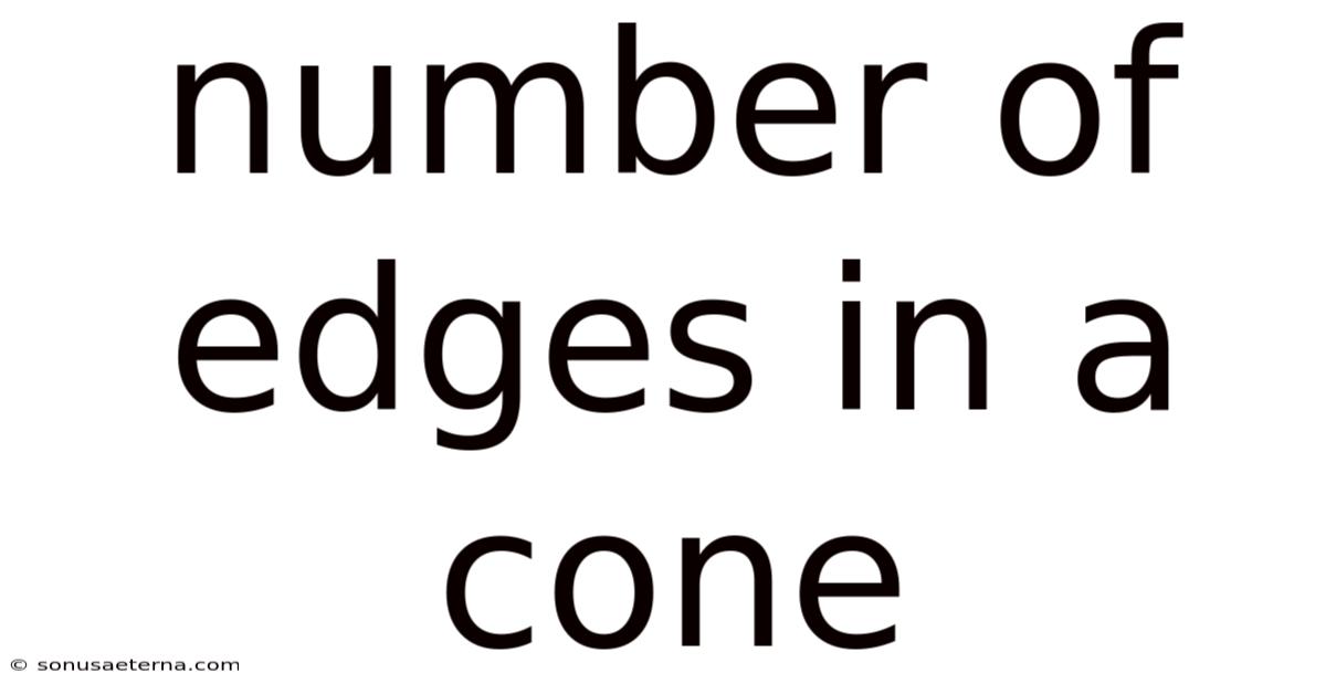 Number Of Edges In A Cone