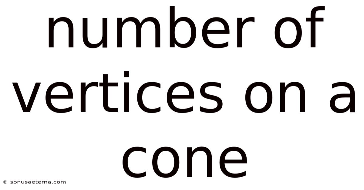Number Of Vertices On A Cone