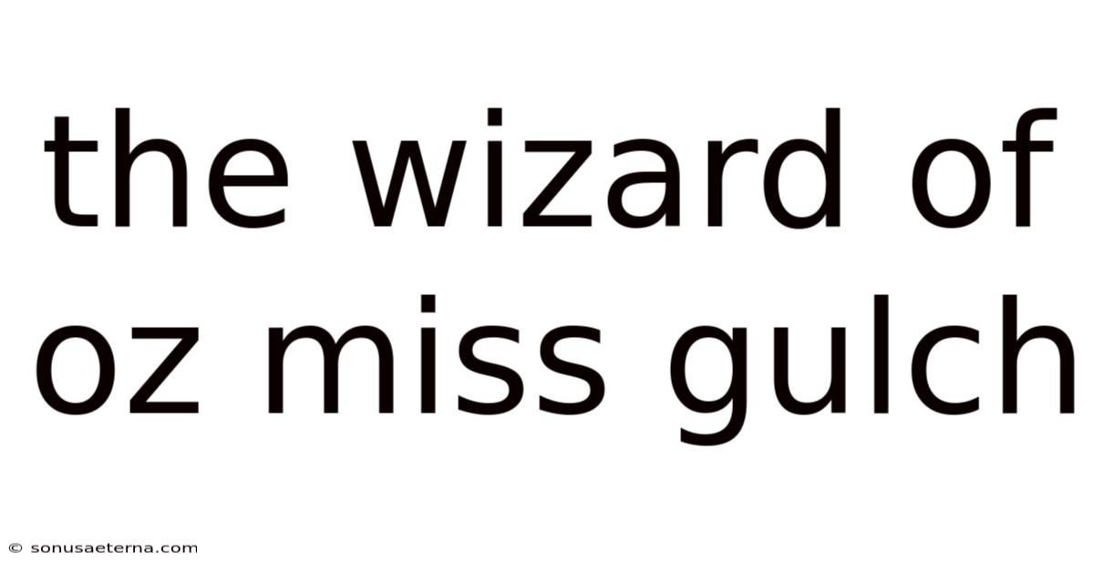 The Wizard Of Oz Miss Gulch