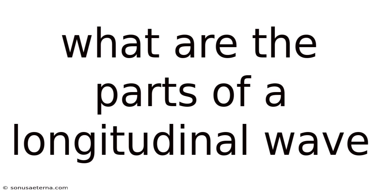 What Are The Parts Of A Longitudinal Wave