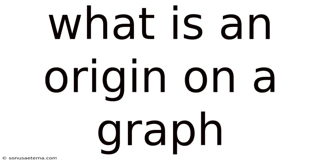 What Is An Origin On A Graph