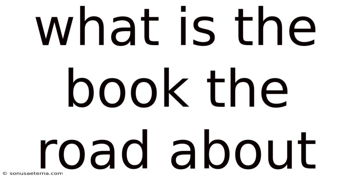What Is The Book The Road About