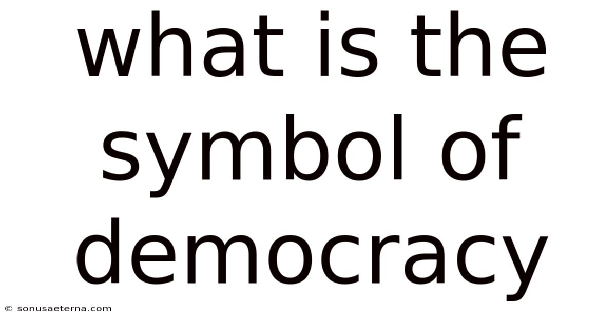 What Is The Symbol Of Democracy
